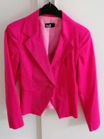 Te koop fel gekleurd roze jasje, colbert, mt S, Ophalen of Verzenden, Zo goed als nieuw, Jasje, Roze