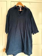 Cecil donkerblauw 100% linnen jurk tuniek in XL, Ophalen of Verzenden, Zo goed als nieuw, Maat 46/48 (XL) of groter, Blauw