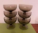 Arcoroc Rookglazen Dessertschalen - Set van 6, Ophalen of Verzenden, Overige stijlen, Glas, Schaal of Schalen