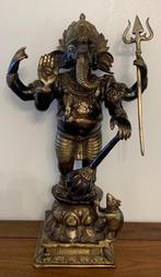 Zeer Grote Bronzen Ganesha XL ~ Bronzen Boeddha 60cm 11KG, Ophalen, Brons