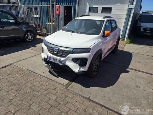 Dacia Spring eletric comfort (bj 2021, automaat), Auto diversen, Schadeauto's, Automaat, Elektrisch, Hatchback, Wit