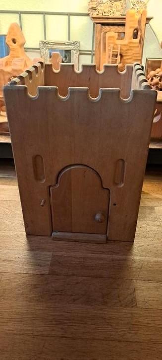 Kasteel houten toren mooi bij ostheimer, Kinderen en Baby's, Speelgoed | Houten speelgoed, Gebruikt, Ophalen of Verzenden