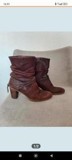 Comfortabele dameslaars Linea Zeta maat 40 leer, Bruin, Lage of Enkellaarzen, Ophalen of Verzenden, Linea Zeta