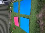 Judo matten 4 stuks gebruikt 4 cm 1x1 m, Ophalen, Gebruikt, Judo, Vechtsportmateriaal