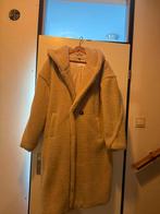 Rino pelle beige faux fair jas maat xl - 42-44, Kleding | Dames, Jassen | Winter, Ophalen, Zo goed als nieuw, Maat 42/44 (L), Beige