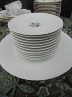 Gebakstel Eschenbach Bavaria met roze roosjes 12 persoons, Ophalen of Verzenden