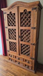 Wijnkast, Huis en Inrichting, Kasten | Wandmeubels, Gebruikt, Ophalen of Verzenden, Minder dan 150 cm, 150 tot 200 cm