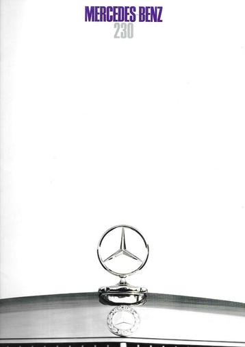 Mercedes Benz 230 brochure 1968 (MB08) beschikbaar voor biedingen
