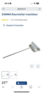 2x Deursluiter - Ivoor Wit - Gamma, Huis en Inrichting, Ophalen, Gebruikt