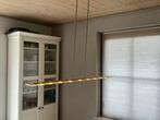 Halogeen hanglamp - Eettafel, Huis en Inrichting, Lampen | Hanglampen, Ophalen, Gebruikt, Metaal, Minder dan 50 cm