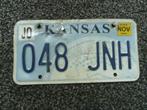 Kentekenplaat licenseplate Kansas Seal 1 USA, Verzenden, Gebruikt, Auto's