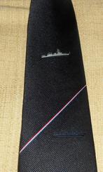 Koninklijke Marine stropdas met witte fregat afbeelding, Ophalen of Verzenden, Marine, Nederland