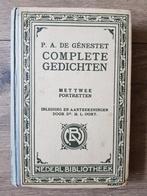 Boek : Complete gedichten -- P.A. de Génestet, Boeken, Gedichten en Poëzie, Gelezen, Eén auteur, Ophalen of Verzenden, P.A. de Génestet