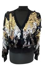 Vestje nieuw goud/ziver pailletten mt 38/40 nu 30% korting, Kleding | Dames, Ophalen of Verzenden, Zo goed als nieuw, Maat 38/40 (M)