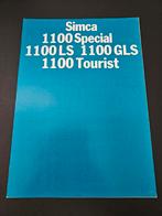 Brochure Simca 1100 1971, Ophalen of Verzenden, Zo goed als nieuw, Overige merken