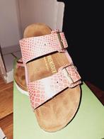 Birkenstock Sandalen - Maat 35 (licht gebruikt), Slippers, Ophalen of Verzenden, Roze, Gedragen