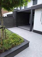 Vijverranden muurafdekken zwart Jet Black basalt natuursteen, Ophalen, Nieuw