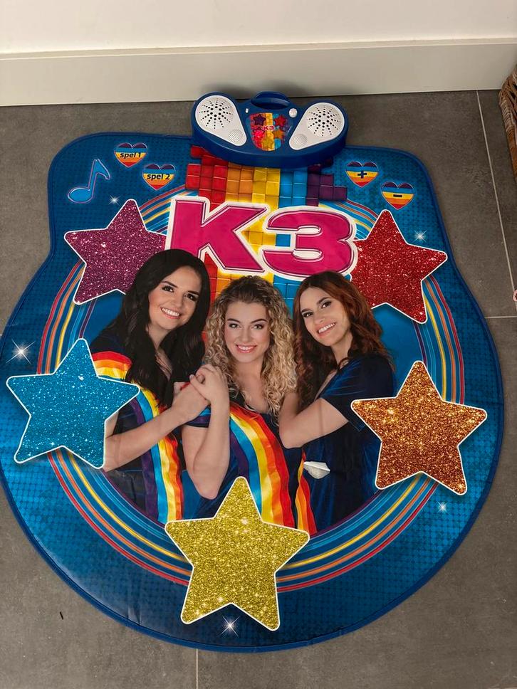 K3 Dansmat met Muziek, Kinderen en Baby's, Speelgoed | Educatief en Creatief, Gebruikt, Knutselen, Met geluid, Ophalen of Verzenden