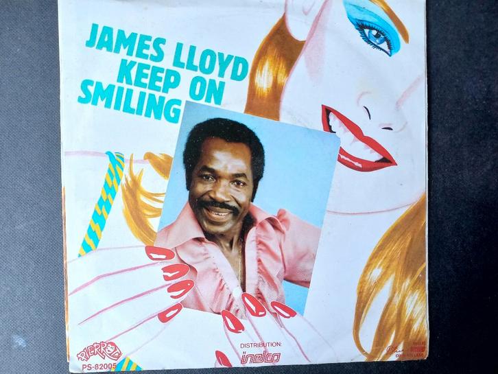 JAMES LLOYD met KEEP ON SMILING ...in nieuwstaat (1982), Cd's en Dvd's, Vinyl Singles, Zo goed als nieuw, Single, Pop, 7 inch