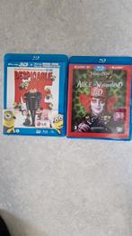 Blu ray 3D despicable me Alice in wonderland, Ophalen of Verzenden, Zo goed als nieuw