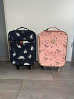 Twee super leuke handbagage trolleys van Kidzroom, Sieraden, Tassen en Uiterlijk, Koffers, Ophalen, Wieltjes, Gebruikt, Hard kunststof