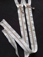 2 metalen deelbare Ritsen van 50 cm., Hobby en Vrije tijd, Naaien en Fournituren, Ophalen of Verzenden, Nieuw, Rits of Sluiting