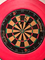 Dartbord, flexibele beschermrand en pijlen, Ophalen, Gebruikt, Dartbord met pijlen