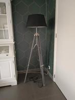 Mooie degelijke vloerlamp, antraciet, industrieel design, Ophalen, Gebruikt, Metaal, 150 tot 200 cm