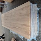 40 mm dik eiken meubelpanelen tafelbladen 300x100cm, Ophalen, Eiken, Zo goed als nieuw, Plank