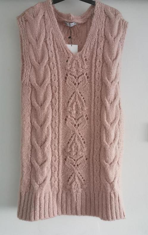 ZARA lange spencer met wol en alpaca mt. S/M, Kleding | Dames, Truien en Vesten, Nieuw, Maat 36 (S), Roze, Verzenden