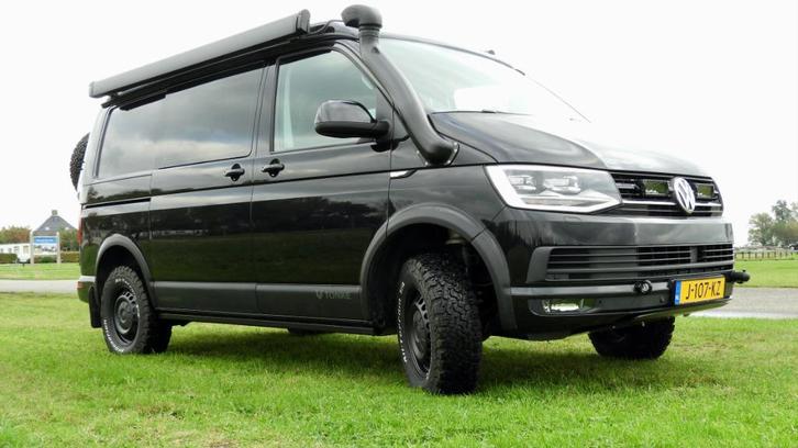 VW T6 TONKE CAMPER, DSG AUT, LUCHTVERING, 4X4, SPER, LIER, Caravans en Kamperen, Campers, Particulier, tot en met 4, Buscamper of Camperbus