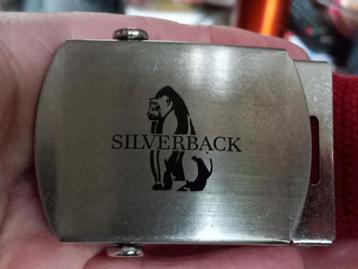 Silver back riem brique 
