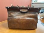 Gladstone bag leren dokters tas, Gebruikt, 20 tot 30 cm, Bruin, Minder dan 35 cm