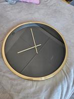 Zuiver Bandit klok + spiegel – 60 cm – goud – perfecte staat, Ophalen, Zo goed als nieuw