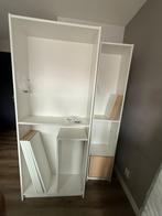 GRATIS: Vijf Billie kasten Ikea, wit, Ophalen, Met plank(en), Gebruikt, 200 cm of meer