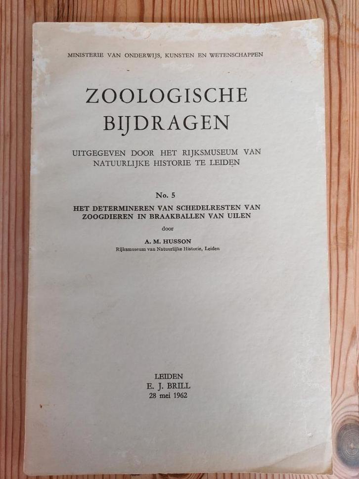 Schedelresten uit braakballen determineren, Boeken, Wetenschap, Gelezen, Ophalen of Verzenden