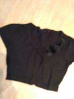 Nieuwstaat bolero vestje steps zwart met bloem s / 36 (b.38), Verzenden, Zo goed als nieuw, Maat 36 (S), Zwart