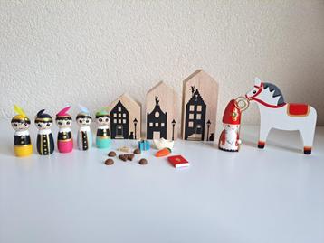 Sinterklaas set pegdolls  beschikbaar voor biedingen