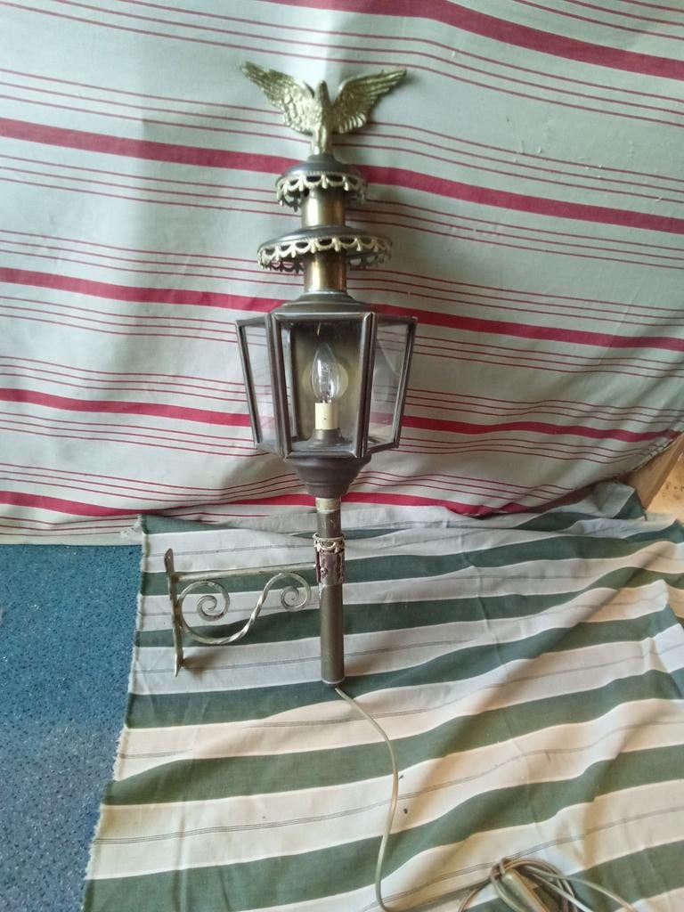 Mooie antieke lamp/scheepslamp 74:h, Ophalen of Verzenden