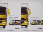 4x DAF LF + CF brochures folders met Leyland DAF carrosserie, Ophalen of Verzenden, Zo goed als nieuw, Overige merken