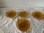 4 ANTIEKE persglas bordjes/gebakbordjes PERFECTE STAAT, Ophalen of Verzenden