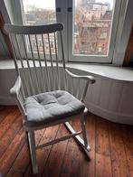 Schommelstoel, Huis en Inrichting, Stoelen, Ophalen, Zo goed als nieuw, Grijs, Eén