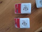 3x gamma inbouw stopcontact K2 met schakelaar, Ophalen of Verzenden, Nieuw