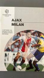 Programmaboekje AJAX - MILAN Champions League 14-09-1994, Ophalen of Verzenden, Zo goed als nieuw, Ajax, Boek of Tijdschrift