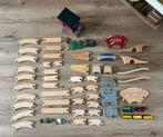 Houten treinbaan o.a. Brio, Kinderen en Baby's, Speelgoed | Houten speelgoed, Ophalen of Verzenden, Gebruikt, Overige typen