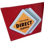 emaille Groot uithangbord Toyota direct service, Antiek en Kunst, Ophalen of Verzenden