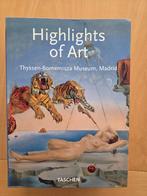 Highlights of arts - Thyssen Bornemisza Museum Madrid, Ophalen of Verzenden, Zo goed als nieuw