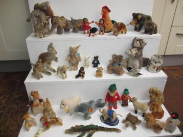 Grote verzameling Steiff dieren en figuren zeer mooie staat. beschikbaar voor biedingen