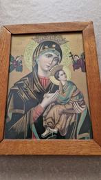 oude icoon in zware lijst, Antiek en Kunst, Antiek | Religie, Ophalen of Verzenden
