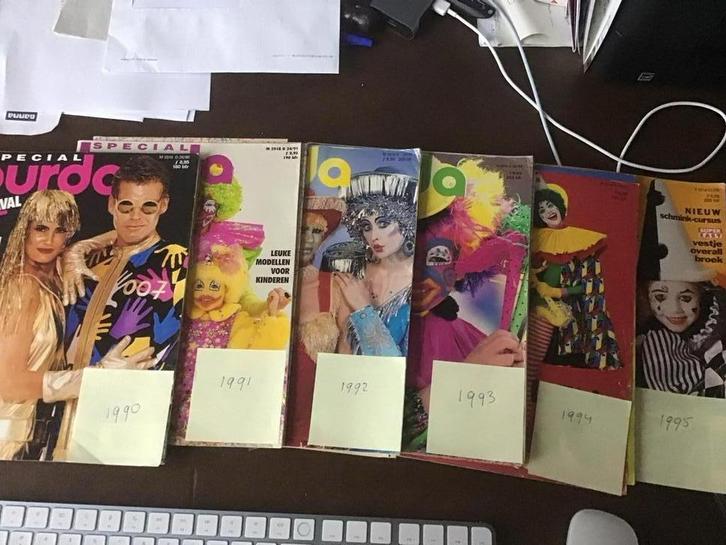 Verzameling Burda carnaval special sommige zeldzaam, Hobby en Vrije tijd, Kledingpatronen, Gebruikt, Burda, Ophalen of Verzenden